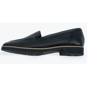 ALDO Black Leather Loafers Women's US 8.5 EUR 39 Minimalist Classic Comfort